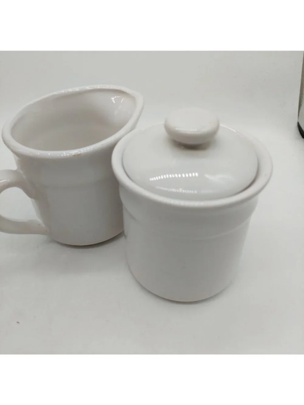 Vintage Sugar Bowl & Creamer 